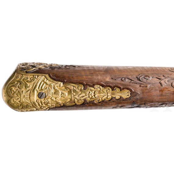 Luxus-Steinschlossflinte aus der Gewehrkammer des Kurf&uuml;rsten Max Emanuell von Bayern, um 1715 und sp&auml;ter