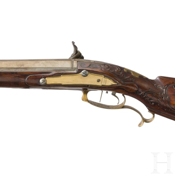 Perkussionsb&uuml;chse, deutsch, um 1740