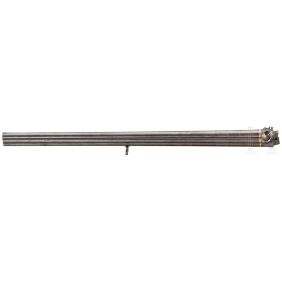 Perkussionsbockdoppelb&uuml;chse und Schrotlaufb&uuml;ndel, Matthias Nowotny in Wien, um 1840