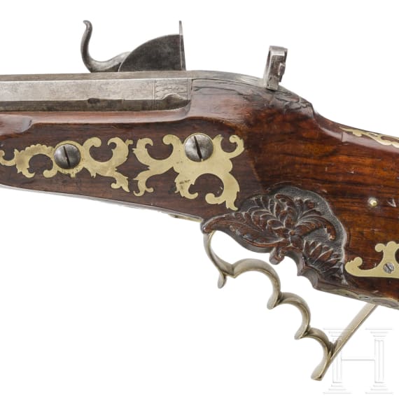 R&uuml;ckschl&auml;ger-Scheibenb&uuml;chse, Johann Schmetzler in Bruck an der Mur, um 1840