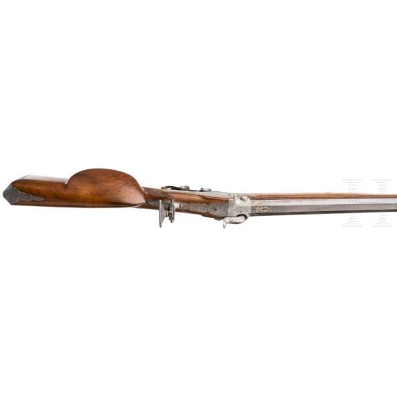 Perkussions-B&uuml;chse, Gahlert in Weipert (Vejprty, B&ouml;hmen), um 1840/50