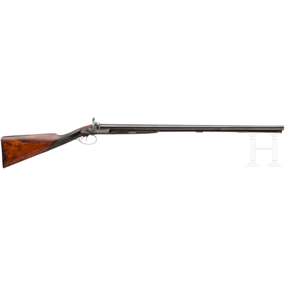 Perkussionsflinte im Kasten, James Purdey, London, um 1850