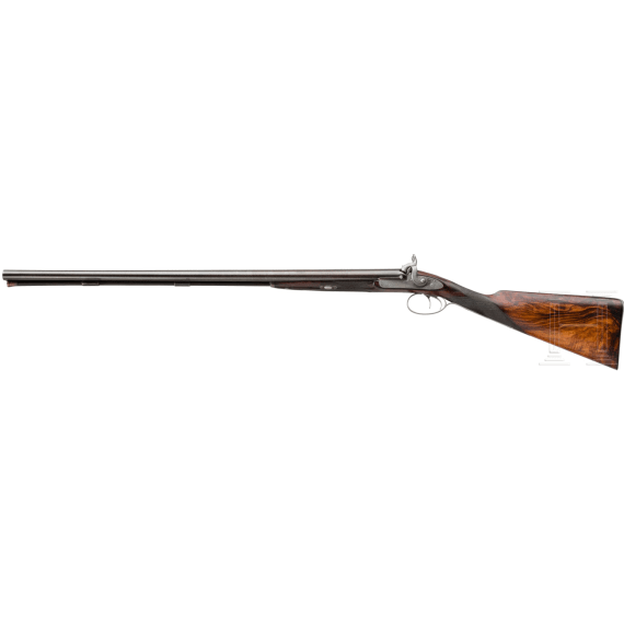 Perkussionsflinte im Kasten, James Purdey, London, um 1850