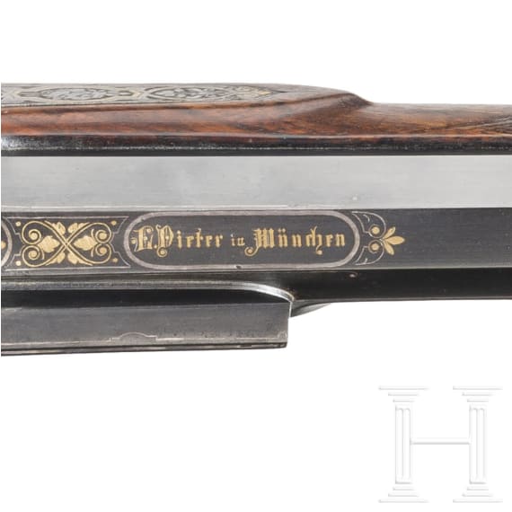 Perkussions-Zimmerstutzen, Dieter in M&uuml;nchen, um 1880