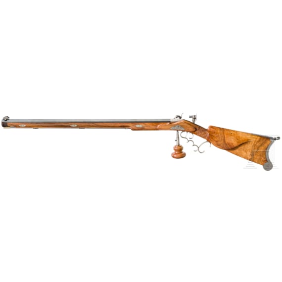 Perkussionsscheibenb&uuml;chse R. Wolf in Hall, datiert 1983
