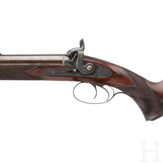 Gro&szlig;wild-Perkussionsb&uuml;chse, Westley Richards in London, um 1840