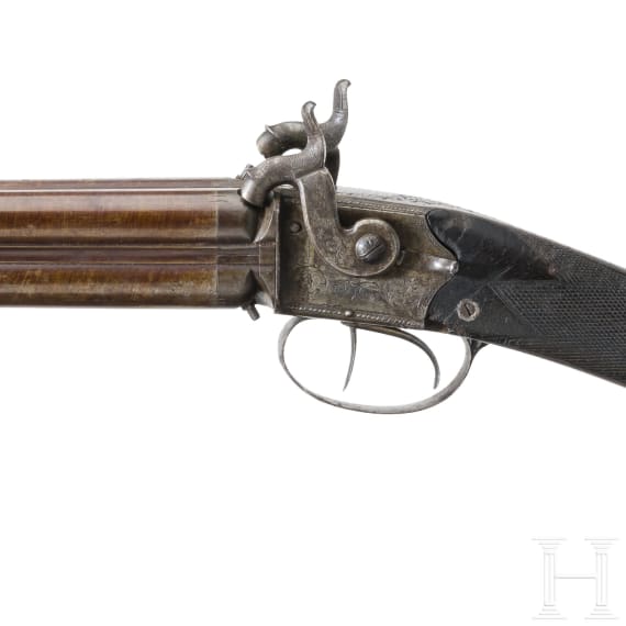 Perkussions-Vierling, Wender, Wood & Sons, London, um 1850