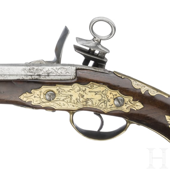 Lange Miquelet-Pistole, Italien, um 1720