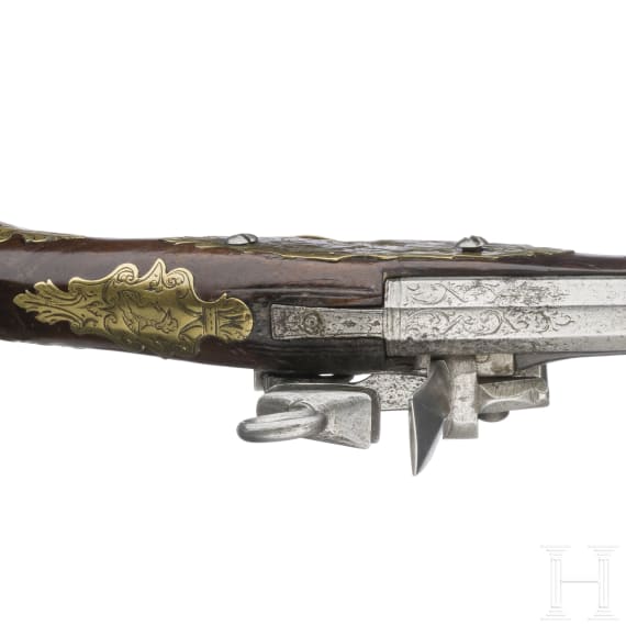 Lange Miquelet-Pistole, Italien, um 1720