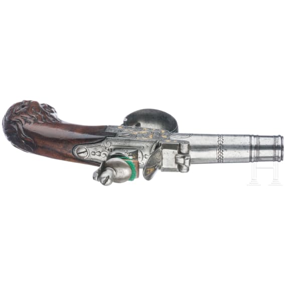 Ein Paar Steinschlossterzerole, deutsch, um 1780