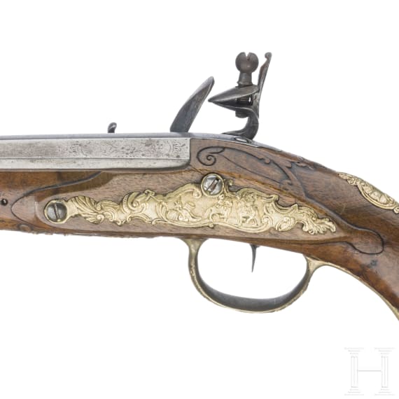 Steinschlosspistole, Le Maire in L&uuml;ttich, um 1780