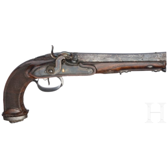 Luxus-Perkussionspistole, Italien oder Frankreich, um 1810