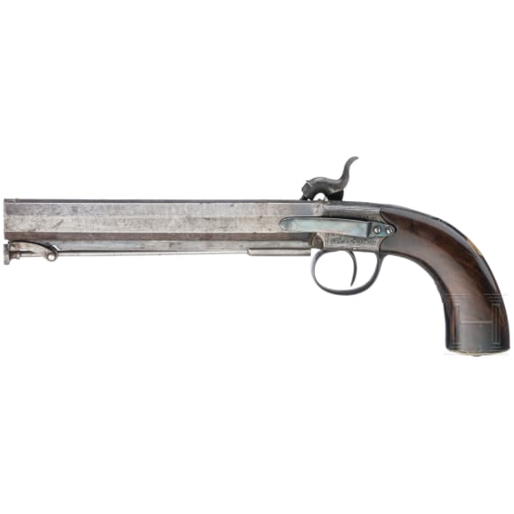 Reisepistole, John Blanch & Son, London, um 1840