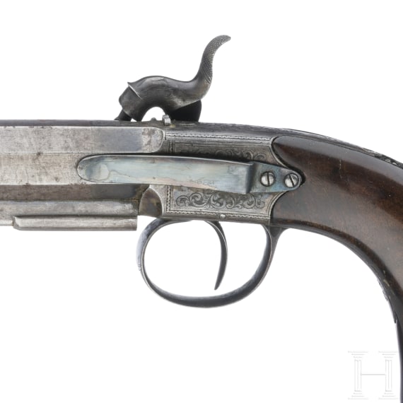 Reisepistole, John Blanch & Son, London, um 1840