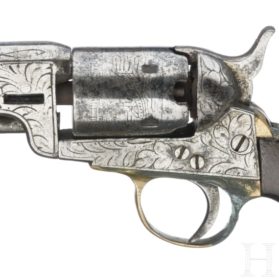 Perkussionsrevolver Bertrand, &auml;hnl. Colt Mod. 1849 Pocket