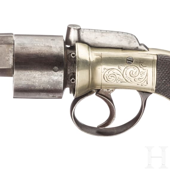 Perkussionsrevolver, Transitional, ohne Herstellerangabe, England, um 1855