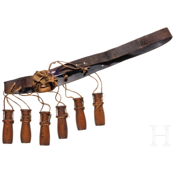 Musketier-Bandelier, deutsch, 17. Jhdt.