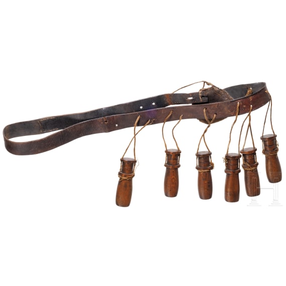 Musketier-Bandelier, deutsch, 17. Jhdt.