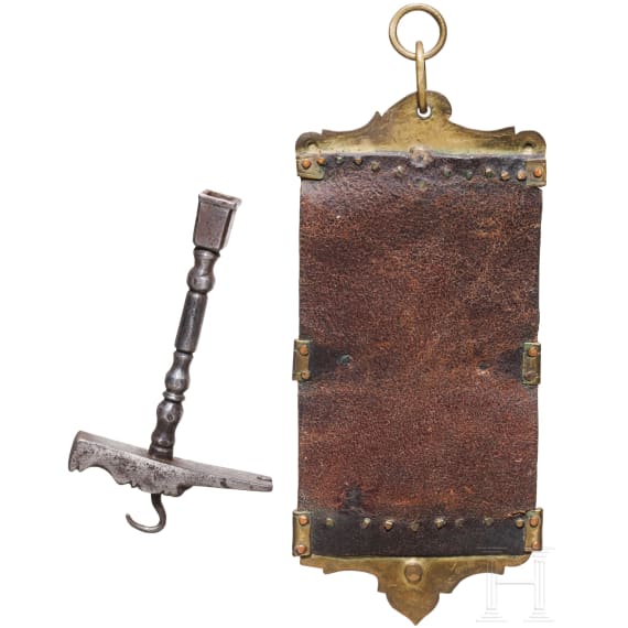 Radschlossschl&uuml;ssel zur Trageweise en Bandelier, deutsch, um 1700