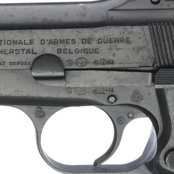 FN, Mod. HP 35 "Capitan", mit Anschlagbrett
