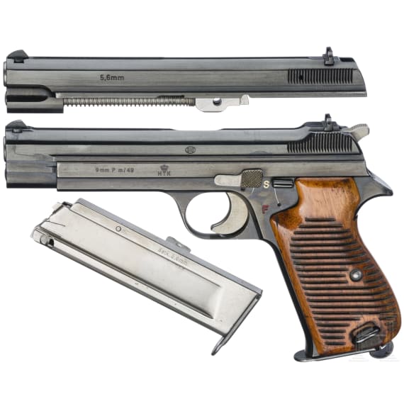 SIG H&auml;mmerli Mod. 49, D&auml;nemarkkontrakt, mit Wechsellauf .22lr