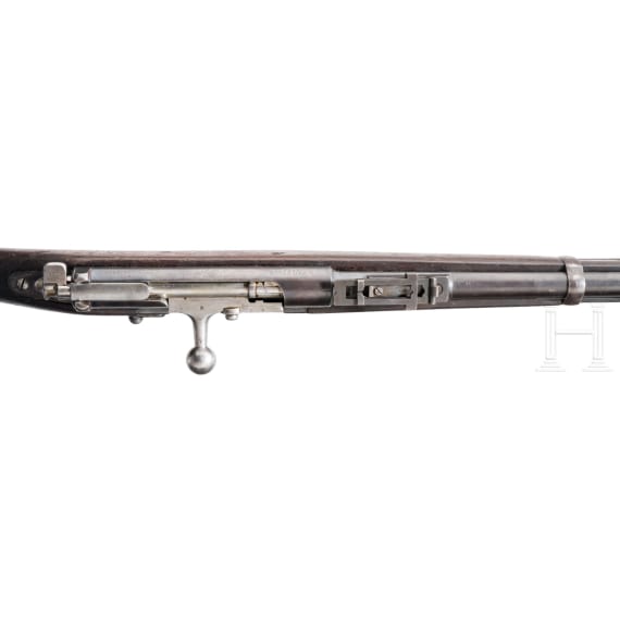 Kropatschek Mod. 1886, OE.W.F.G. Steyr, mit Seitengewehr
