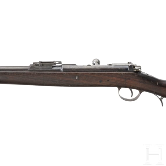 Kropatschek Mod. 1886, OE.W.F.G. Steyr, mit Seitengewehr