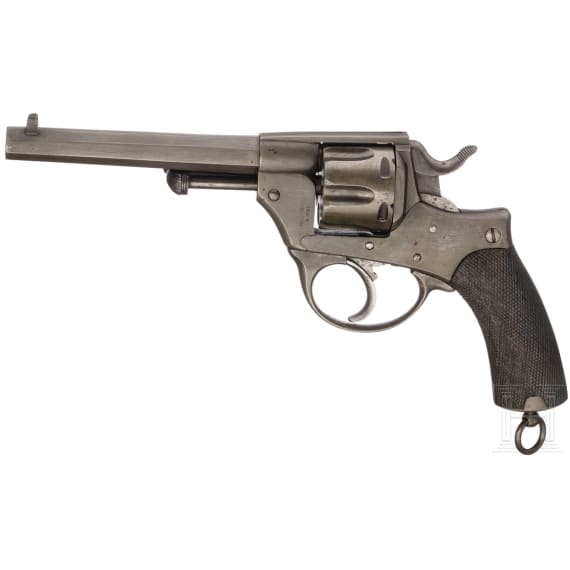 Ordonnanzrevolver Pirlot Fr&egrave;res, Mod. 1872, Umbau - Versuch Zentralz&uuml;ndung
