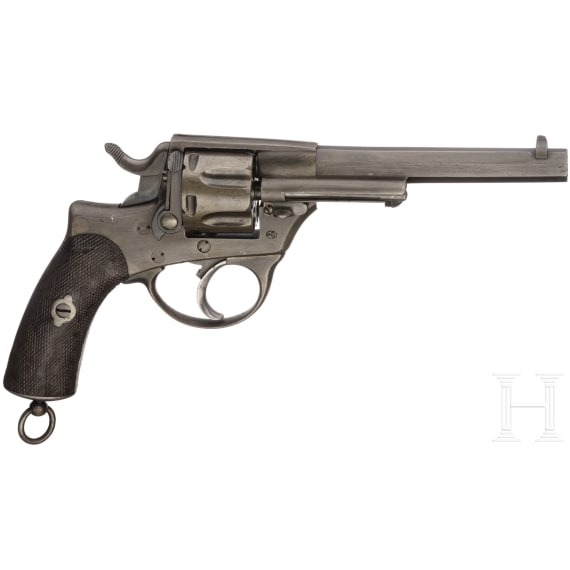 Ordonnanzrevolver Pirlot Fr&egrave;res, Mod. 1872, Umbau - Versuch Zentralz&uuml;ndung