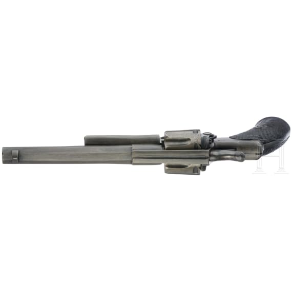 Ordonnanzrevolver Pirlot Fr&egrave;res, Mod. 1872, Umbau - Versuch Zentralz&uuml;ndung