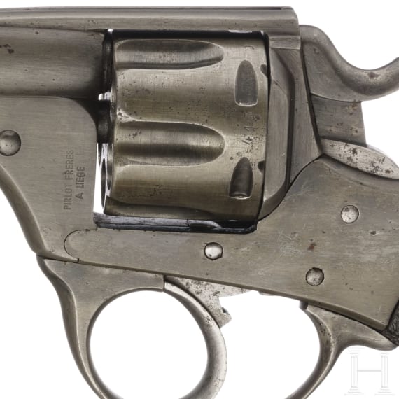 Ordonnanzrevolver Pirlot Fr&egrave;res, Mod. 1872, Umbau - Versuch Zentralz&uuml;ndung