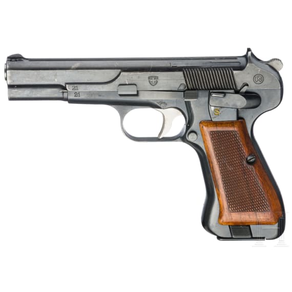 Pistole W+F 43, Versuch Schweiz 1944/45