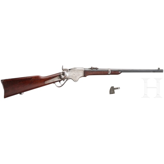 Spencer Carbine Mod. 1865, mit Verschlussblock f&uuml;r Zentralfeuer