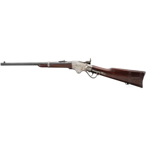 Spencer Carbine Mod. 1865, mit Verschlussblock f&uuml;r Zentralfeuer