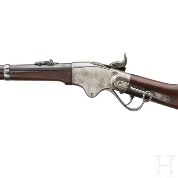 Spencer Carbine Mod. 1865, mit Verschlussblock f&uuml;r Zentralfeuer