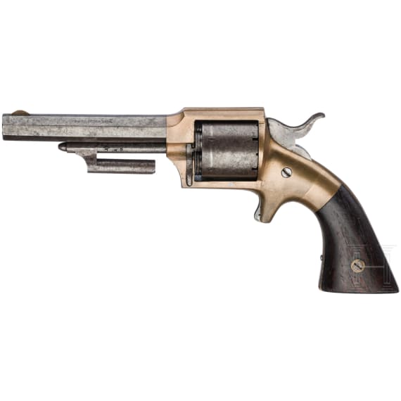 L.W. Pond Front Loading Separate-Chamber Revolver