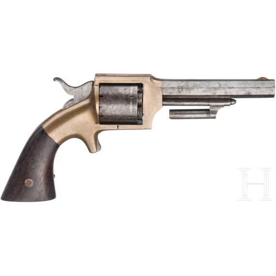 L.W. Pond Front Loading Separate-Chamber Revolver