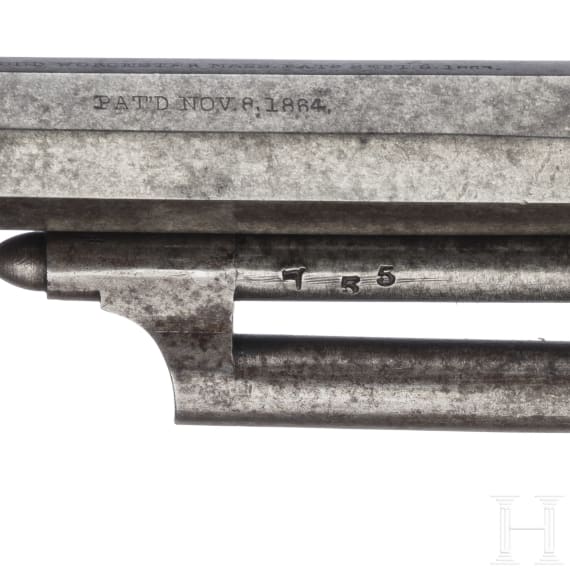 L.W. Pond Front Loading Separate-Chamber Revolver
