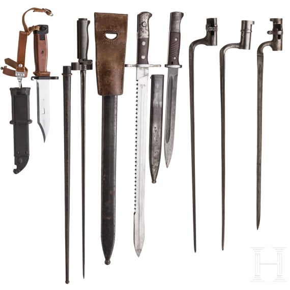 Sieben Bajonette, international, 19./20. Jhdt.