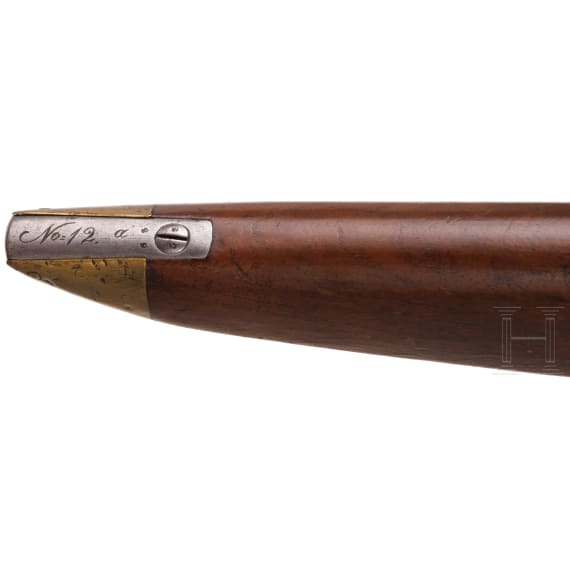 Anschlagschaft zur gezogenen Kolbenpistole M 1818/43