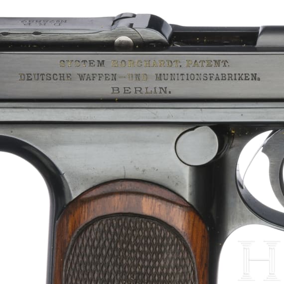 Borchardt C 93, DWM, im Koffer