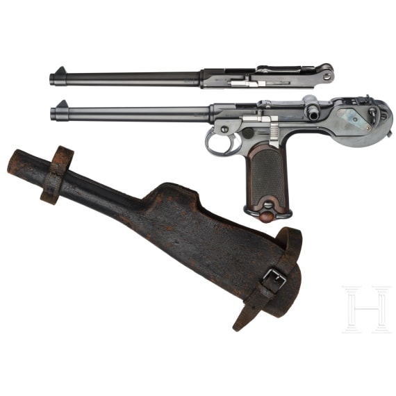 Borchardt C 93, DWM, im Koffer