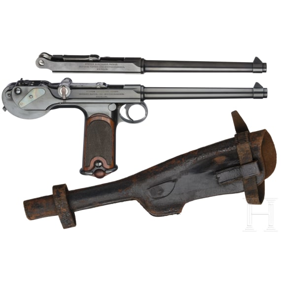 Borchardt C 93, DWM, im Koffer