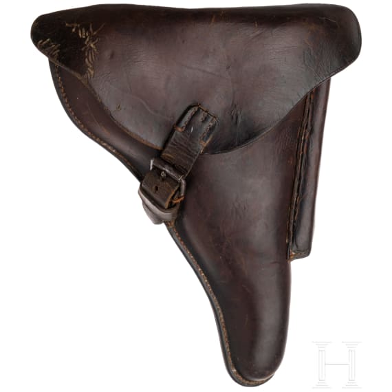 Pistole 08 DWM, 1917, mit Holster