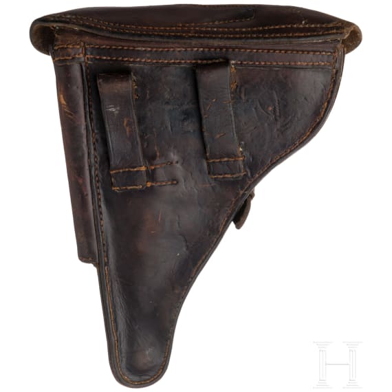 Pistole 08 DWM, 1917, mit Holster