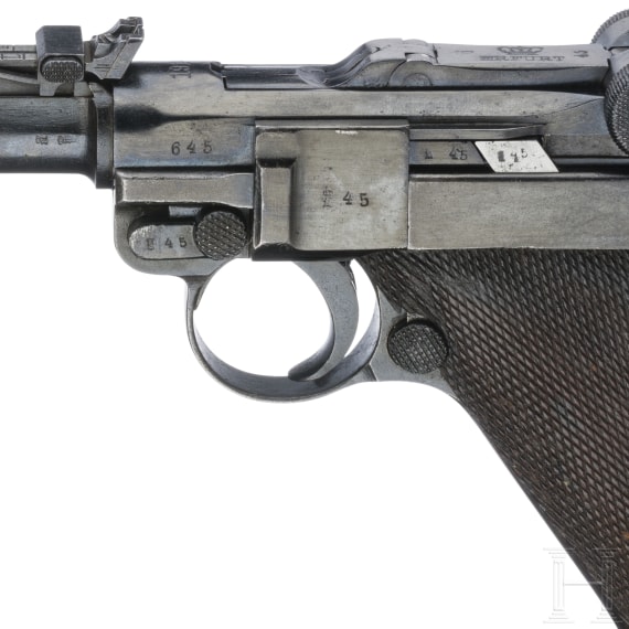 Lange Pistole 08, Erfurt 1914