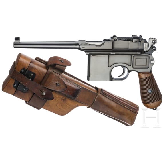 Mauser, Mod. 1912 (C 96) mit Anschlagschaft
