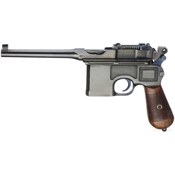 Mauser C96/16 mit Anschlagkasten
