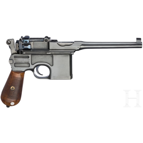 Mauser C96/16 mit Anschlagkasten