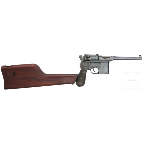 Mauser C 96/16, mit Anschlagkasten